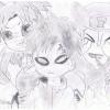 Trio de suna chibi Trio de suna chibi