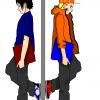 Naruto et Sasuke au lycée
