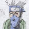 Portrait de Kakashi en couleur