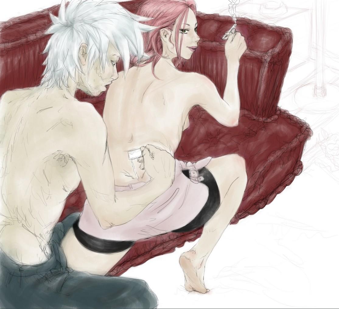 Kakashi tout nue