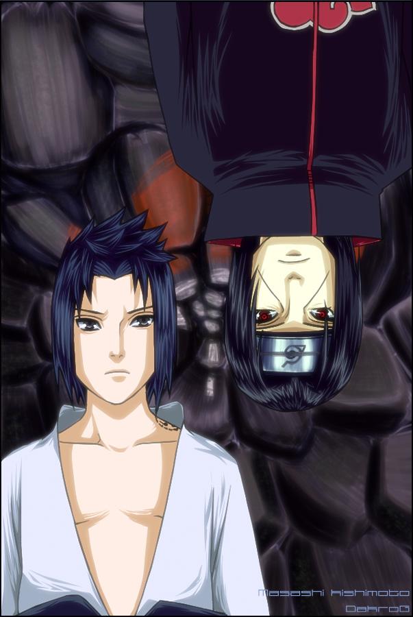 Fanart de Uchiwa Itachi, Uchiwa Sasuke par DaKroG