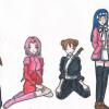 Ino,Sakura,Tenten,Hinata
