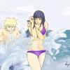Naruto et Hinata &agrave; la plage