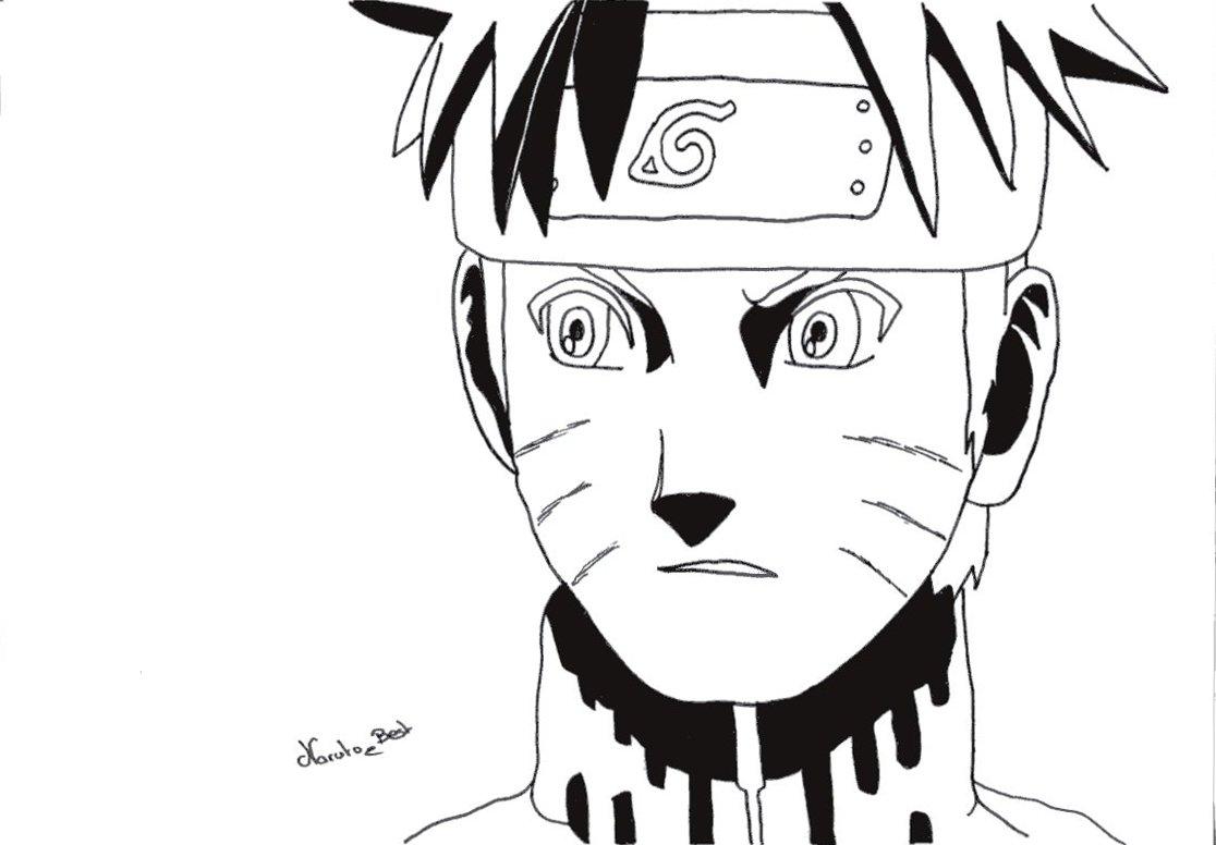 Dessin Facile De Naruto Titre Coloriage Manga Naruto 122 A Imprimer