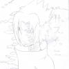 Uchiwa Sasuke marque malefique