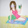 [Cadeau pour Amy Sôma] Lin à la plage