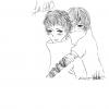 Gaarj et Moko ^^.. (Uchiwa ?)