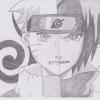Half face Naruto-Sasuke