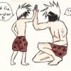 Kakashi et son fils "Beach time"