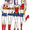 Concours Super-Héros Quatuor féminin de Eva-chan