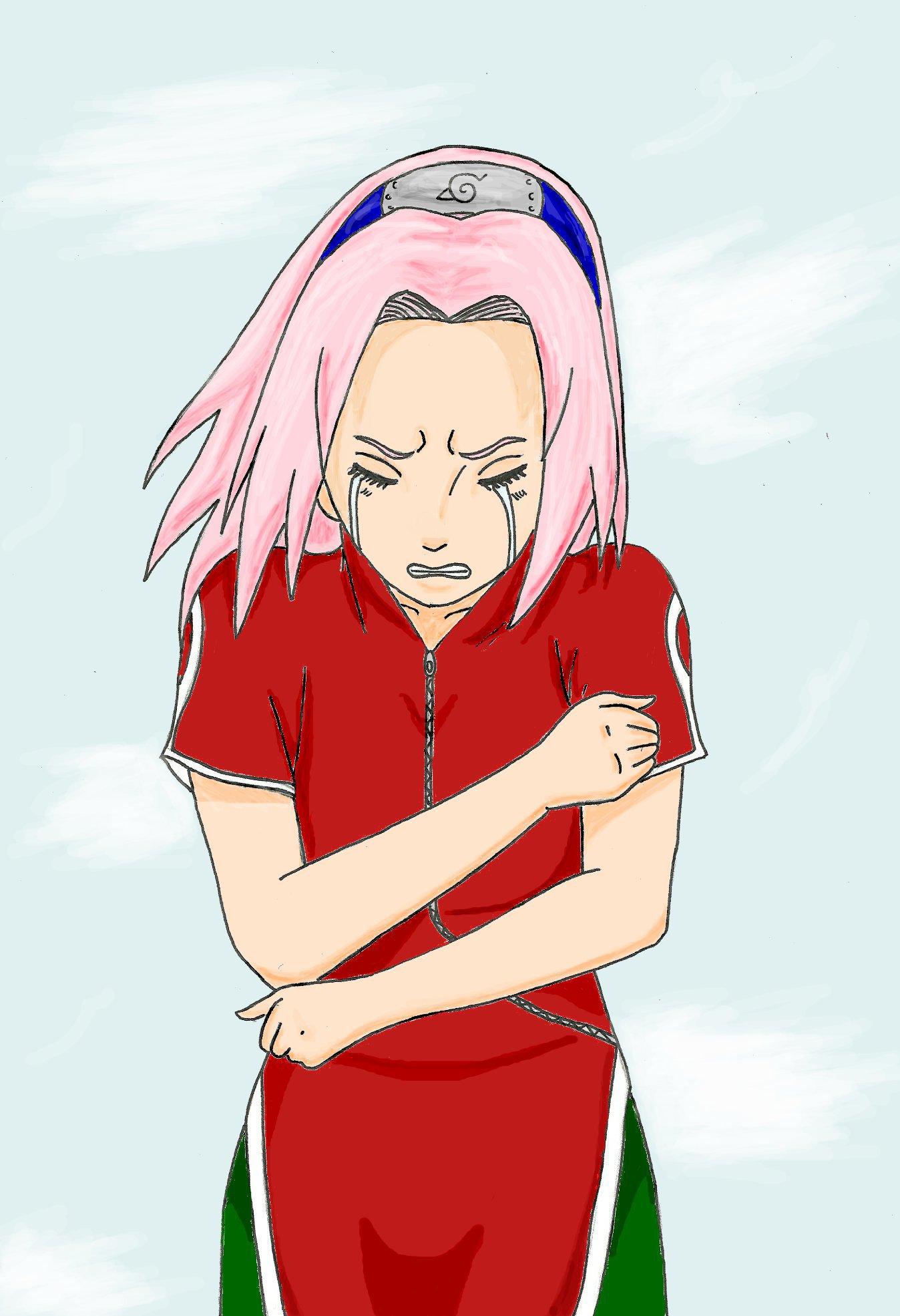 Sakura Haruno Crying.