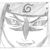sasuke avec la marque d'orochimaru