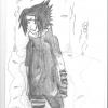 sasuke avec son regard noir