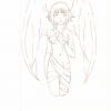 Hinata-ange a genoux
