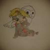 Deidara en Chibi avec son hibou