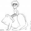Un p'tit Naruto sur une grosse grenouille Un p'tit Naruto sur une grosse grenouille