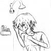 Naruto sous la douche.