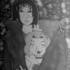 Itachi et sakura sous un manteau de neige