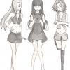 Hino, Hinata et Sakura