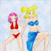 Temari and Sakura Temari and Sakura