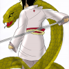 Sasuke and a snake :S
