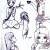 les 5 filles ninja!!!