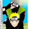 Kakashi et Naruto 