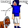 Sasuke a un probl&egrave;me de chien